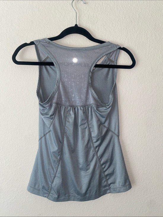 Athleta Tops - 🪼 Athleta gray racerback tank top with a cute lace detail on the back!